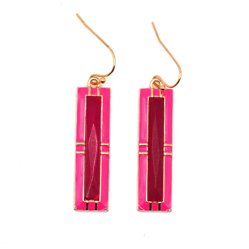 Drop women earrings-Mantra Earrings