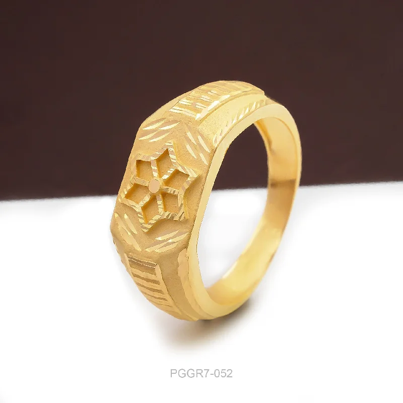 Personalized gold women rings-GOLDEN RING PGGR7-052