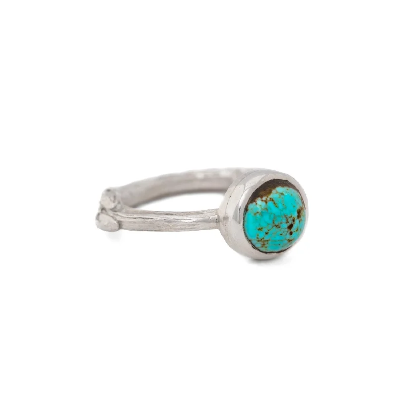 Elegant wedding women rings-Turquoise Branch Ring