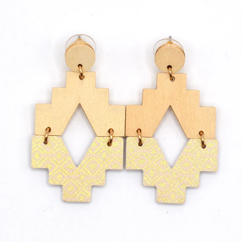 Layered women earrings-Alder Earrings