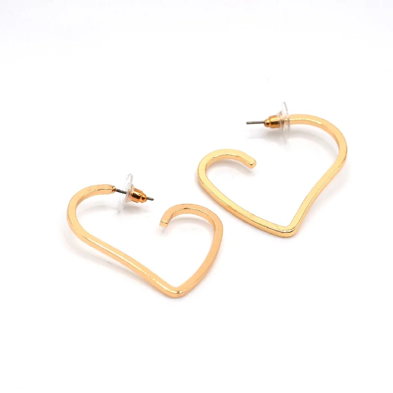 Gold stud women earrings-Ruth Earrings