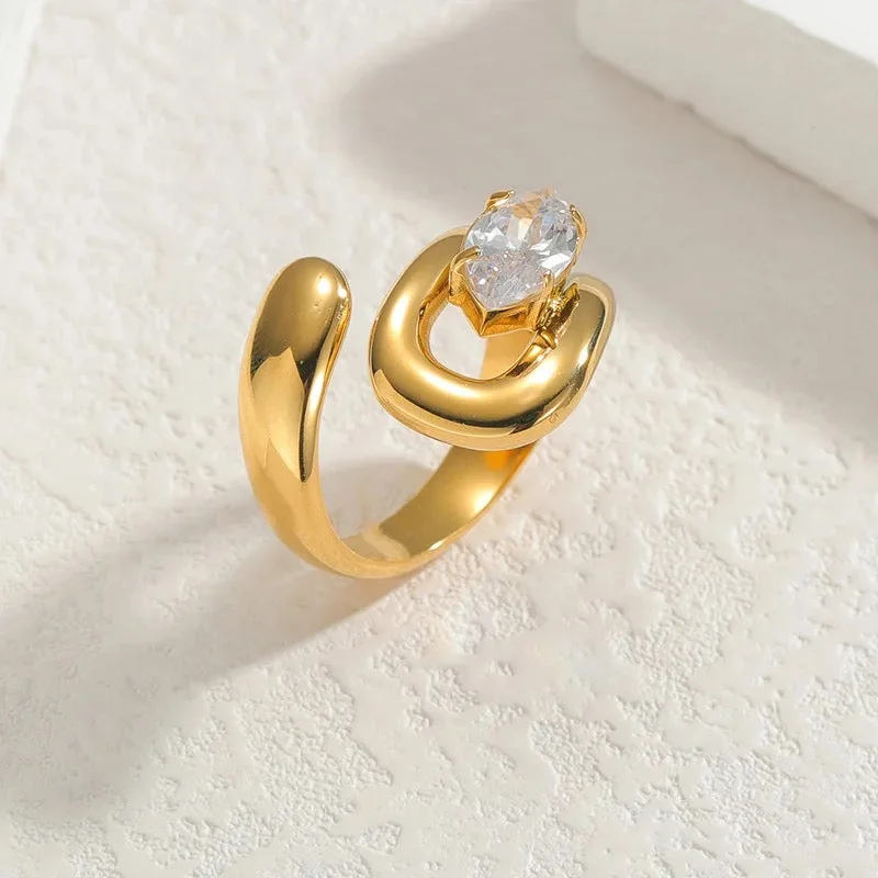 Minimalist women rings-Mafe Ring