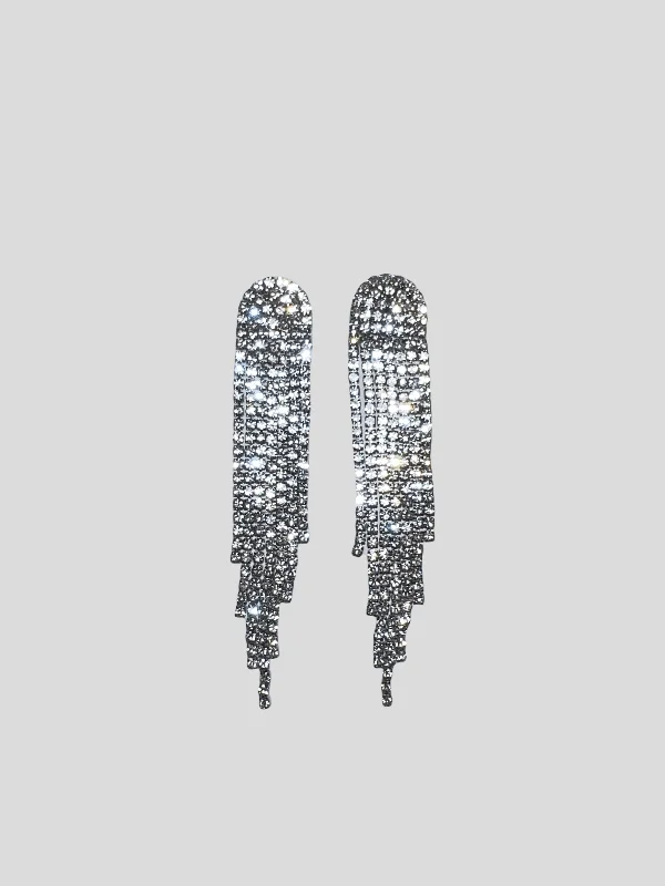 Unique women earrings-Competition Jewelry Silver Earrings