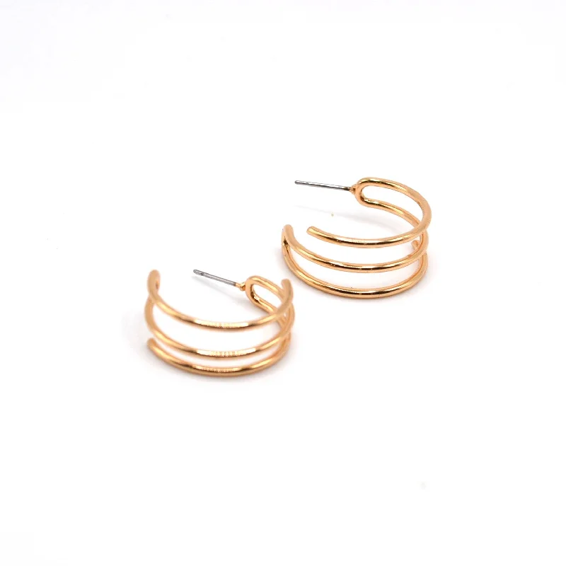 Large statement women earrings-Hazel Earrings