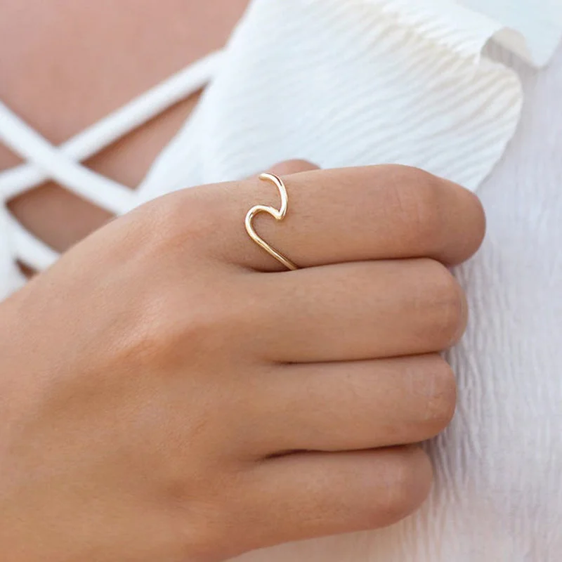 Gold plated women rings-Ola Ring