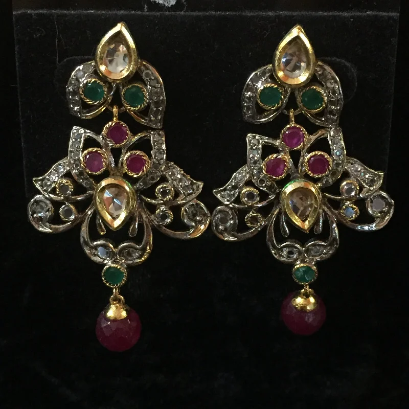 Diamond women earrings-CZ Earrings 2"