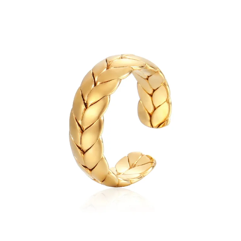 Personalized women rings-Trenza Ring