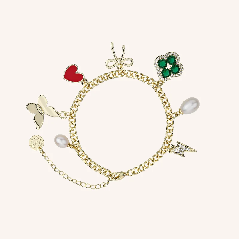 Modern charm women bracelets-Wonder Charm Bracelet