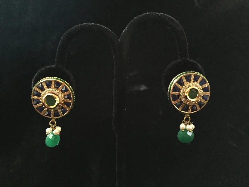 Custom women earrings-Jadau Earrings