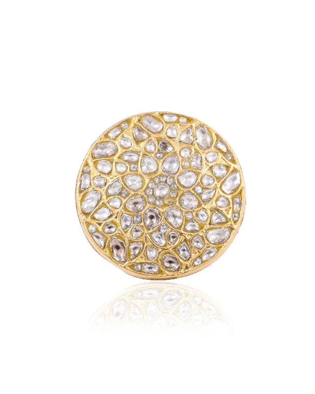 Designer women rings-Lisa Polki Ring