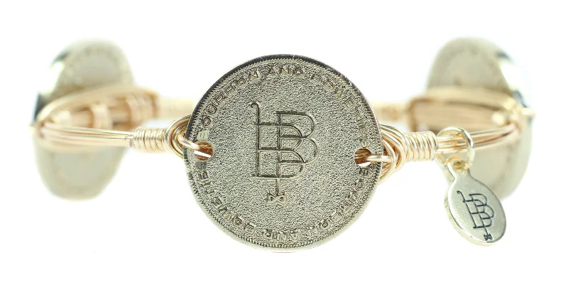 Large women bracelets-The B&B Signature Coin Bangle Bracelet