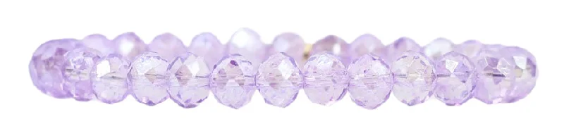 Beautiful women bracelets-Stacker Stretch Bracelet - Lavender Sparkle