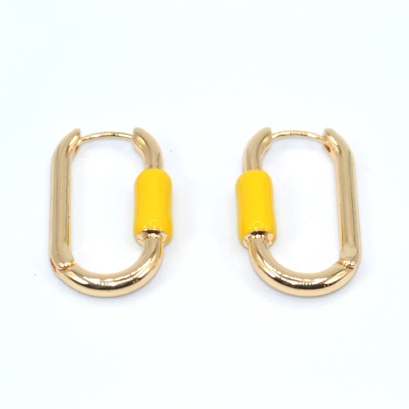 Hoop women earrings-Beck earrings