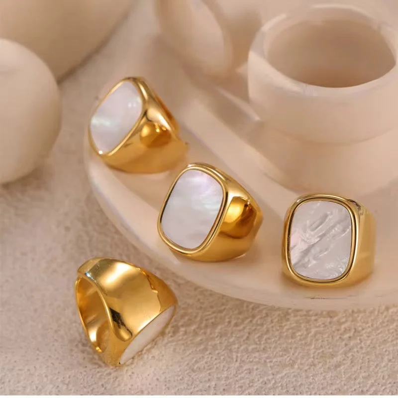 Classic women rings-Shell Ring