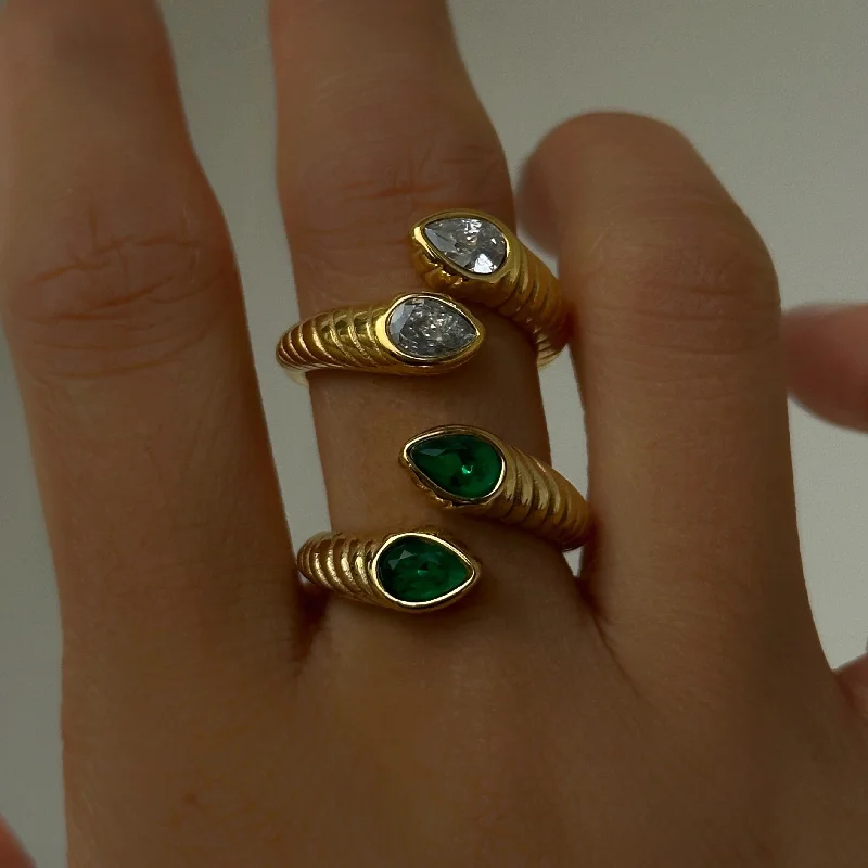 Nature-inspired women rings-Medusa Ring