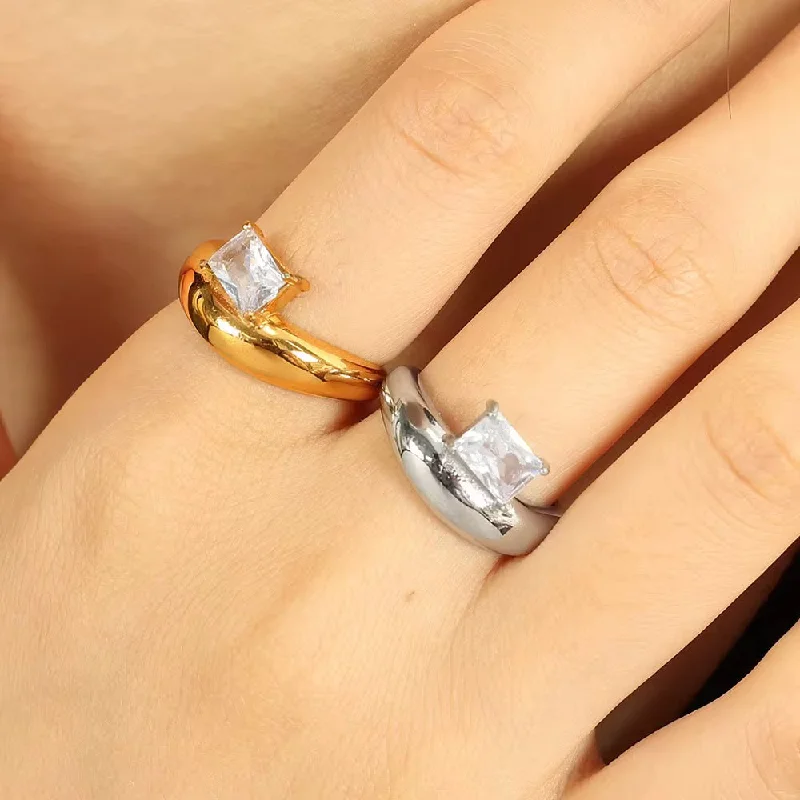 Elegant wedding women rings-Ceci Ring